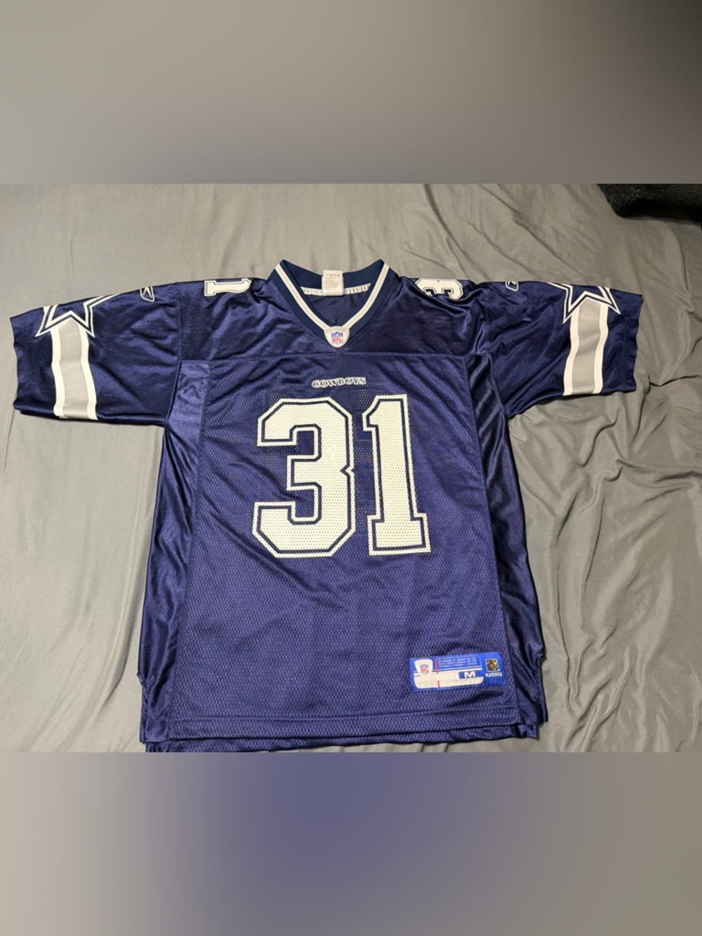 Dallas Cowboys Jersey Mens Medium Navy NFL Football Reebok R. Williams 31